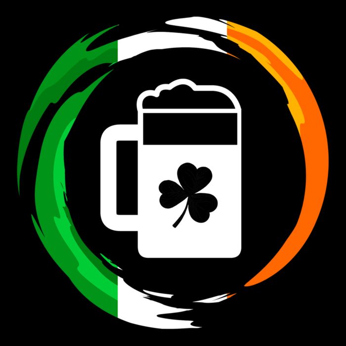 Abstract Beer Of Saint Patrick Day Illustration Gift Cooling Performance Long Sleeve Crew