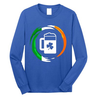 Abstract Beer Of Saint Patrick Day Illustration Gift Long Sleeve Shirt