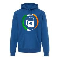 Abstract Beer Of Saint Patrick Day Illustration Gift Premium Hoodie