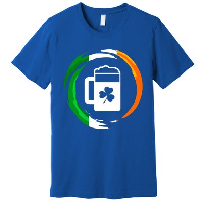 Abstract Beer Of Saint Patrick Day Illustration Gift Premium T-Shirt