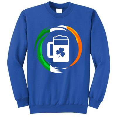 Abstract Beer Of Saint Patrick Day Illustration Gift Tall Sweatshirt