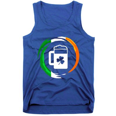 Abstract Beer Of Saint Patrick Day Illustration Gift Tank Top