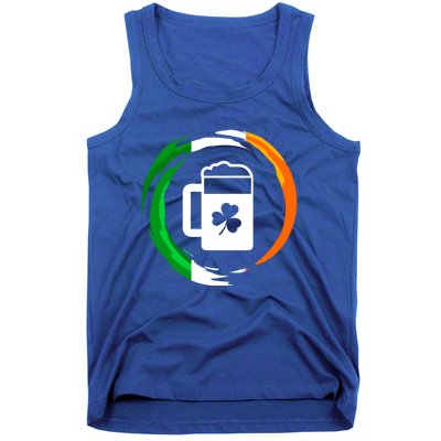 Abstract Beer Of Saint Patrick Day Illustration Gift Tank Top