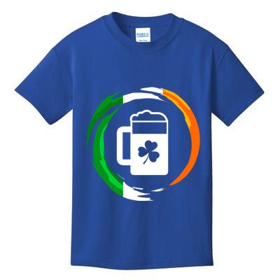 Abstract Beer Of Saint Patrick Day Illustration Gift Kids T-Shirt