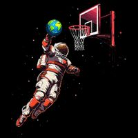 Astronaut Basketball Outer Space Gifts Space Backpack