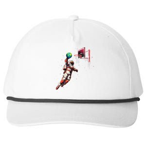 Astronaut Basketball Outer Space Gifts Space Snapback Five-Panel Rope Hat