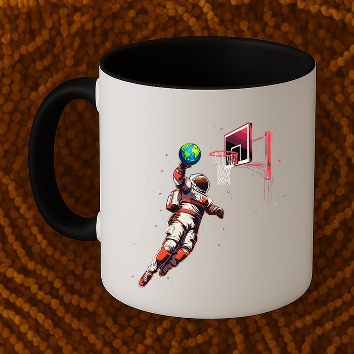 Astronaut Basketball Outer Space Gifts Space Mug
