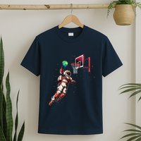 Astronaut Basketball Outer Space Gifts Space T-Shirt