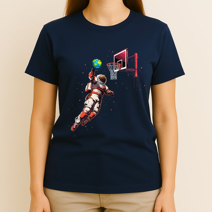 Astronaut Basketball Outer Space Gifts Space T-Shirt