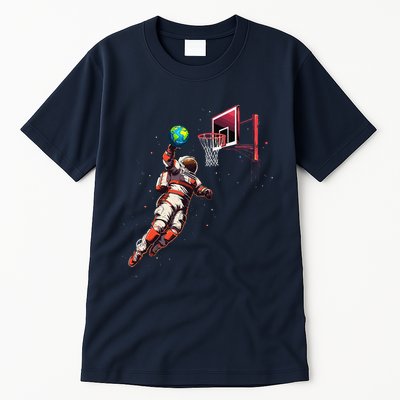 Astronaut Basketball Outer Space Gifts Space Tall T-Shirt