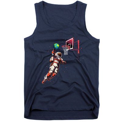 Astronaut Basketball Outer Space Gifts Space Tank Top