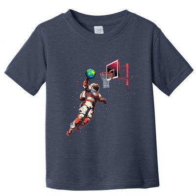 Astronaut Basketball Outer Space Gifts Space Toddler T-Shirt