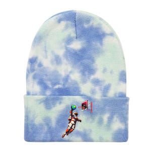 Astronaut Basketball Outer Space Gifts Space Tie Dye 12in Knit Beanie