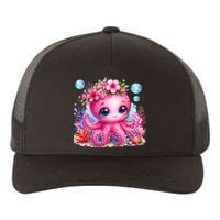 Adorable Baby Octopus Underwater Flower Coral Fish Ocean Sea Yupoong Adult 5-Panel Trucker Hat