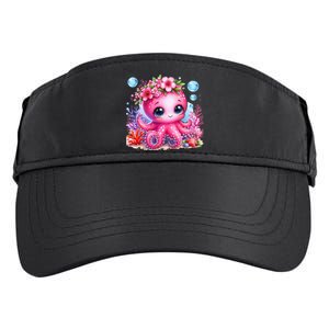 Adorable Baby Octopus Underwater Flower Coral Fish Ocean Sea Adult Drive Performance Visor