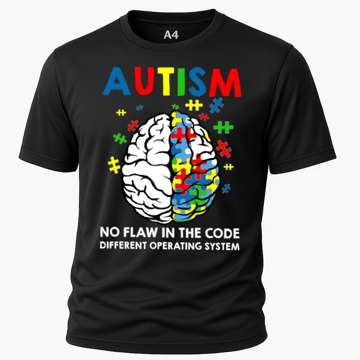 Autism Brain Operating System Cooling Performance Crew T-Shirt