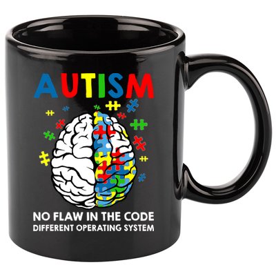Autism Brain Operating System 11oz C Handle Ceramic Mug