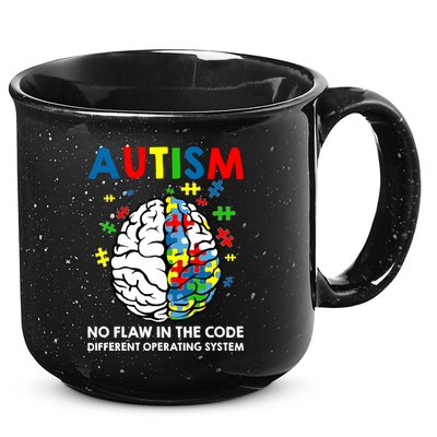 Autism Brain Operating System 15oz Campfire Ceramic Mug