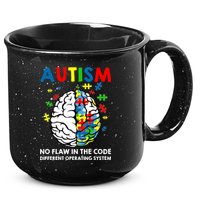 Autism Brain Operating System 15oz Campfire Ceramic Mug