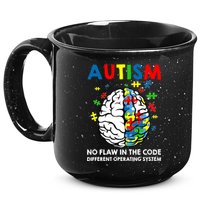 Autism Brain Operating System 15oz Campfire Ceramic Mug