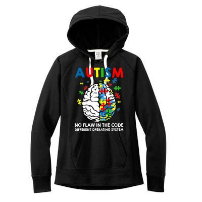 Autism Brain Operating System Women's Fleece Hoodie