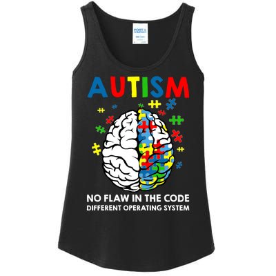 Autism Brain Operating System Ladies Essential Tank