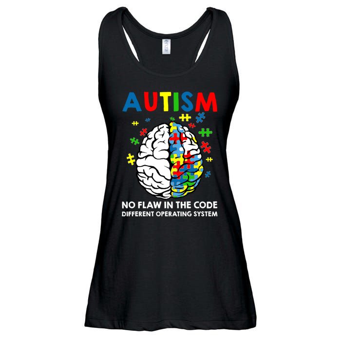 Autism Brain Operating System Ladies Essential Flowy Tank