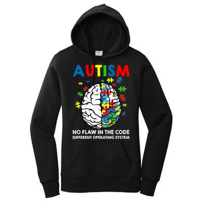 Autism Brain Operating System Women's Pullover Hoodie