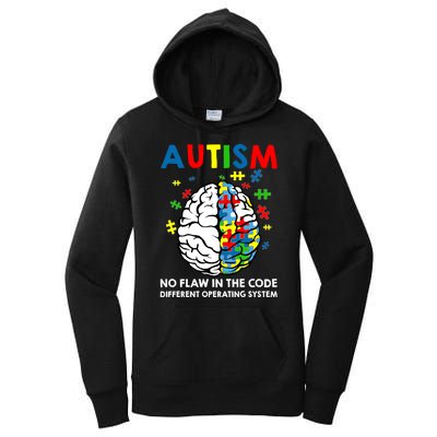 Autism Brain Operating System Women's Pullover Hoodie