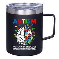 Autism Brain Operating System 12oz Stainless Steel Coffee Mug