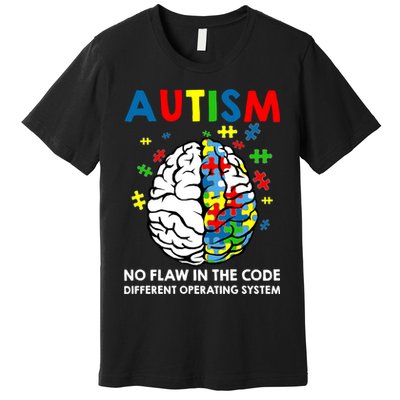 Autism Brain Operating System Premium T-Shirt