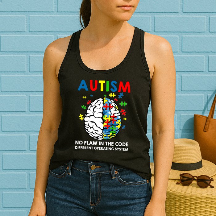 Autism Brain Operating System Womens Tank Top