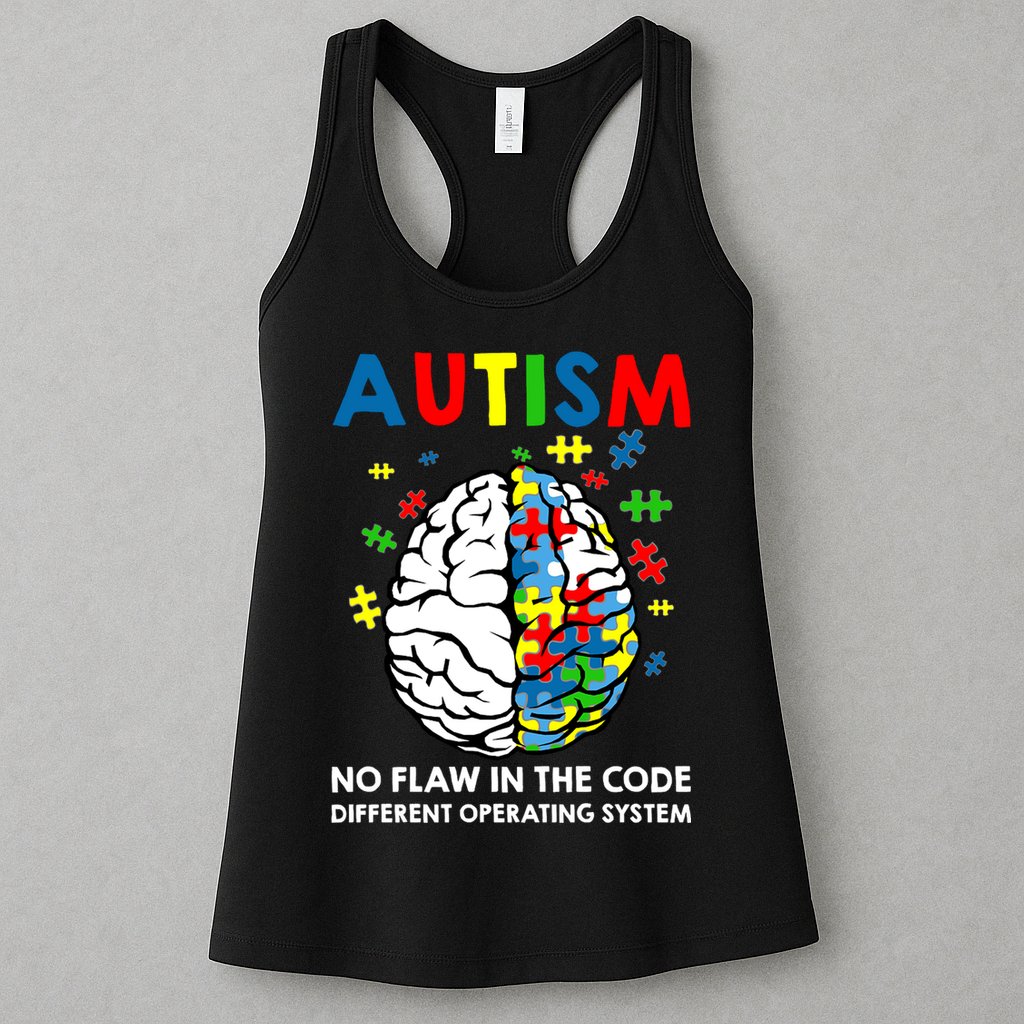 Autism Brain Operating System Womens Tank Top