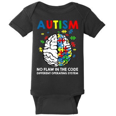 Autism Brain Operating System Baby Bodysuit