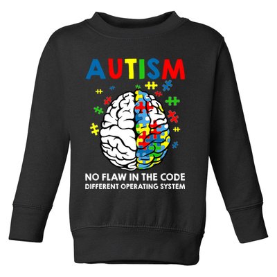 Autism Brain Operating System Toddler Sweatshirt