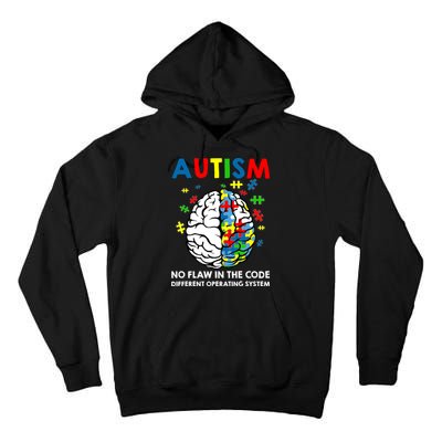 Autism Brain Operating System Tall Hoodie