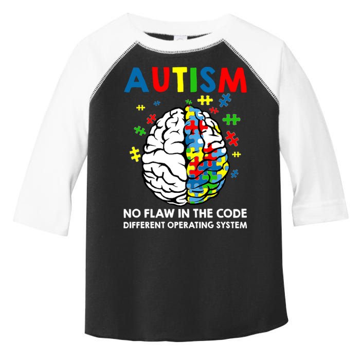 Autism Brain Operating System Toddler Fine Jersey T-Shirt