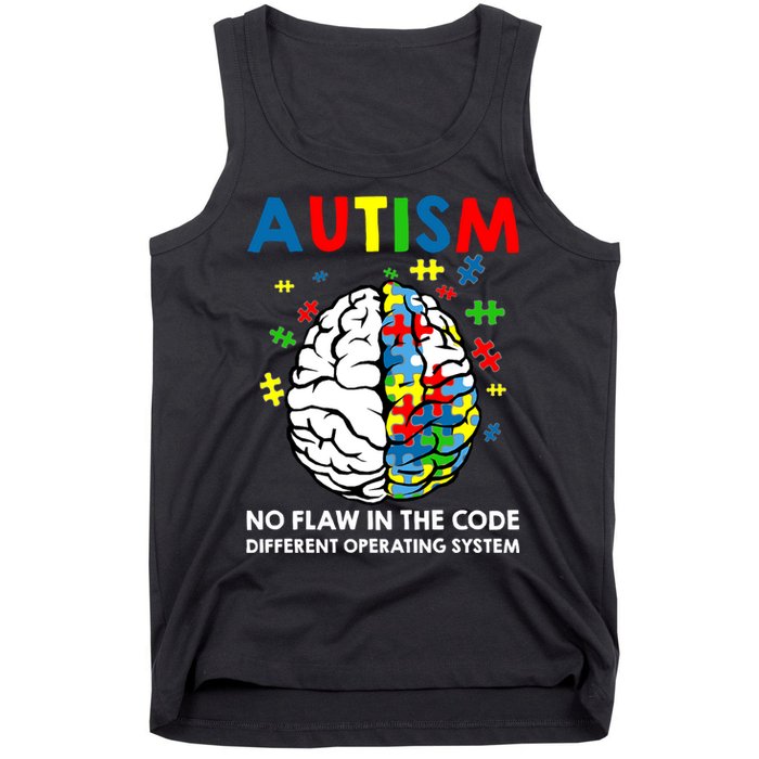 Autism Brain Operating System Tank Top