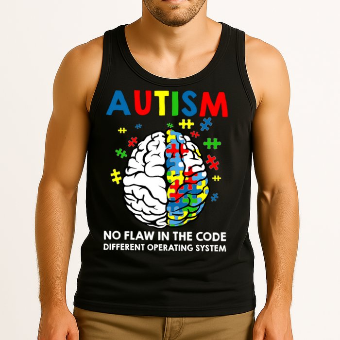 Autism Brain Operating System Tank Top