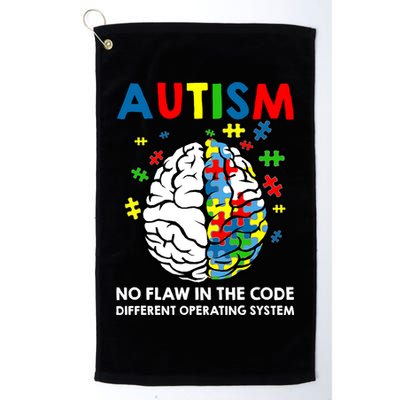 Autism Brain Operating System Golf Towel