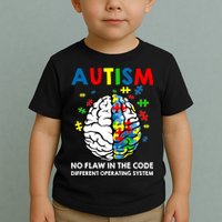 Autism Brain Operating System Toddler T-Shirt