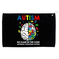 Autism Brain Operating System Grommeted Golf Towel