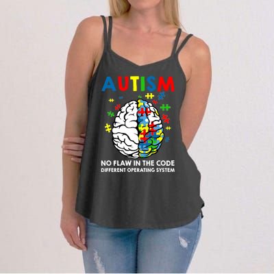 Autism Brain Operating System Women's Strappy Tank