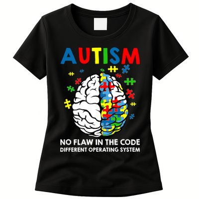 Autism Brain Operating System Womens T-Shirt