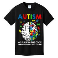 Autism Brain Operating System Kids T-Shirt