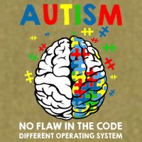 Autism Brain Operating System Garment-Dyed Women's Muscle Tee