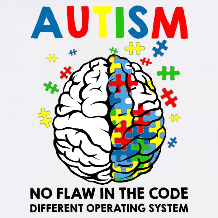 Autism Brain Operating System Garment-Dyed Sweatshirt