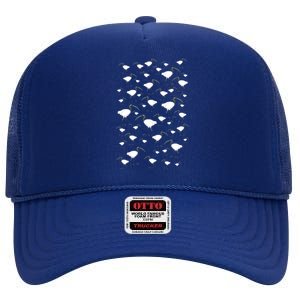 A Binfull Of Ibises High Crown Mesh Back Trucker Hat