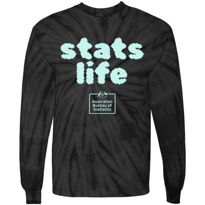 Australian Bureau Of Statistics Stats Life Tie-Dye Long Sleeve Shirt