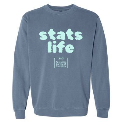 Australian Bureau Of Statistics Stats Life Garment-Dyed Sweatshirt